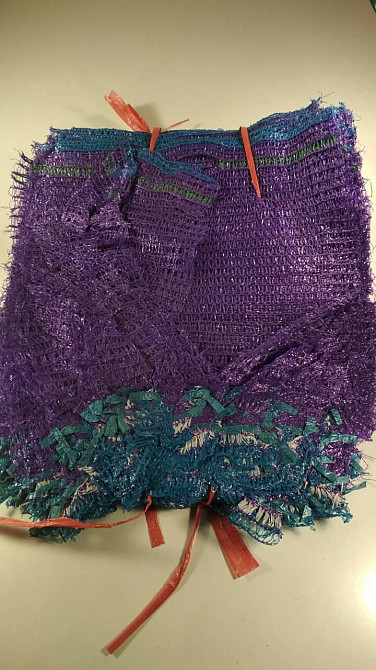 Мешок  овощная сетка (р25х39) 5кг фиолетовая с ручкой (100 шт) Харьков - изображение 1