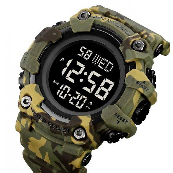 Тактические водостойкие кварцевые часы Skmei Kamo Green Винница - изображение 3