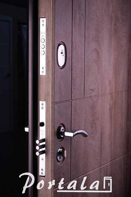 Двері вуличні, МДФ-фарбування по RAL,серія ТРІО, модель Неаполь-2 Київ - фото 3