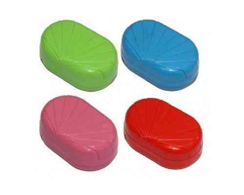 Мыльница пластиковая закрытая Ракушка (в ассортименте) Харьков