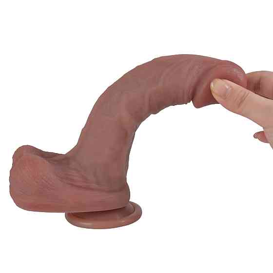 Фалоімітатор - Erospace Natural Play Silicone Dildo D2, 20.6 см Sex Aura Київ