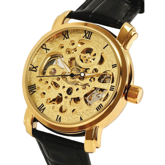 Годинник чоловічий механічний Winner BestSeller Leather Deluxe (2 ремінці) Вінниця