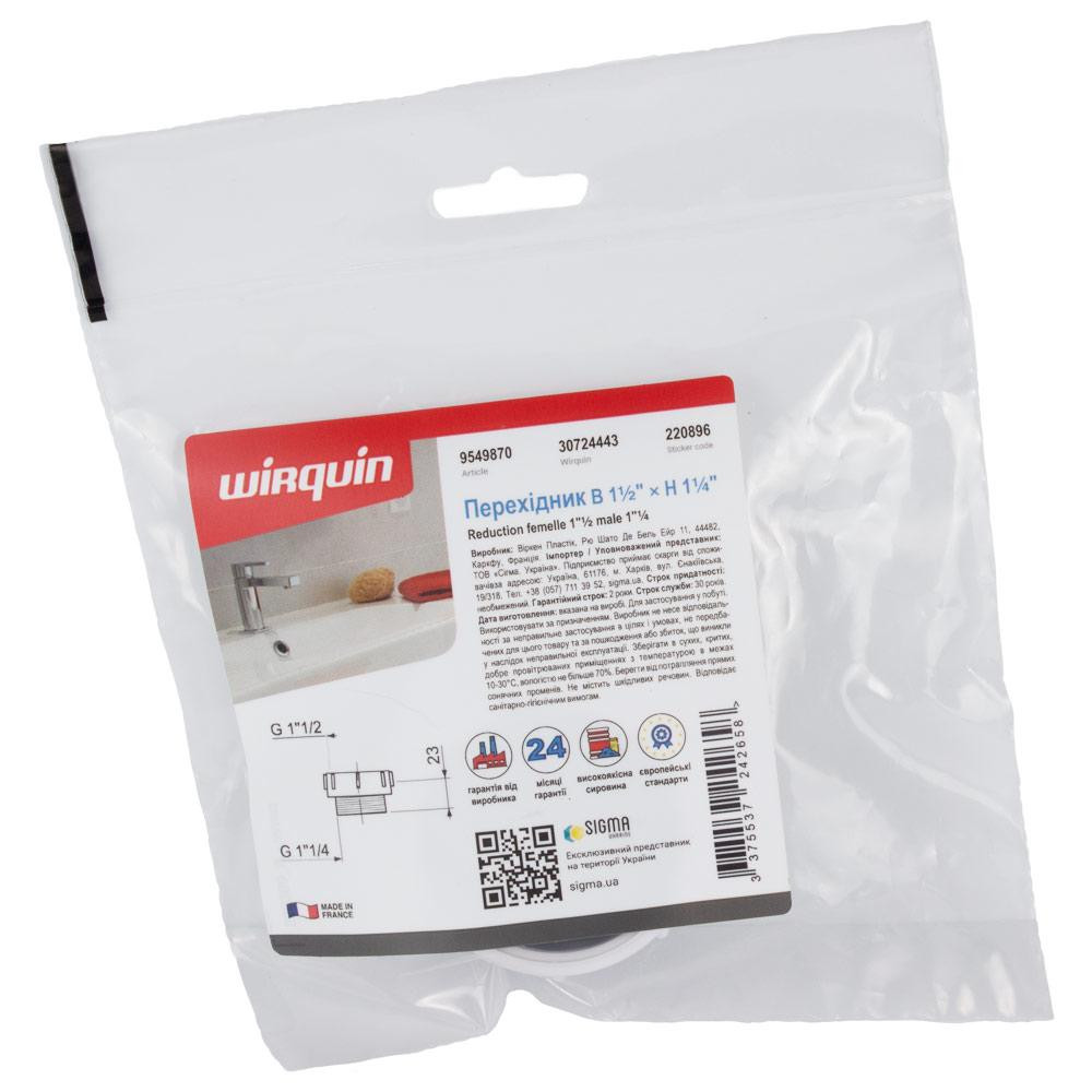 Перехідник В11⁄2"×Н11⁄4" WIRQUIN (9549870) Київ - фото 4