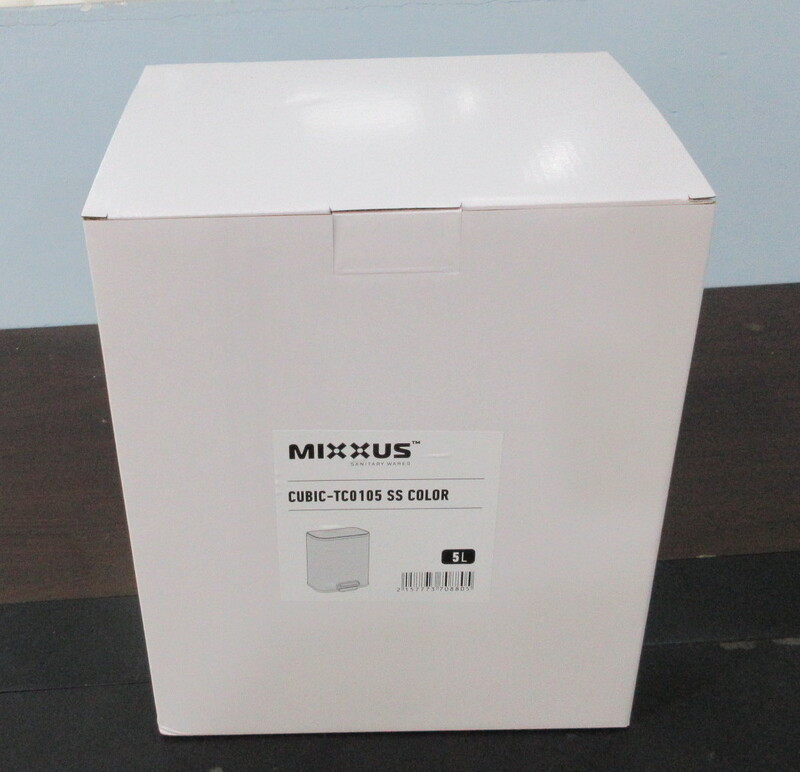 Відро для сміття з плавним закриттям прямокутне Mixxus Cubic-TC0105 SS Color 5л колір наржавійка  ( MI7088 ) 29295 Харків - фото 9