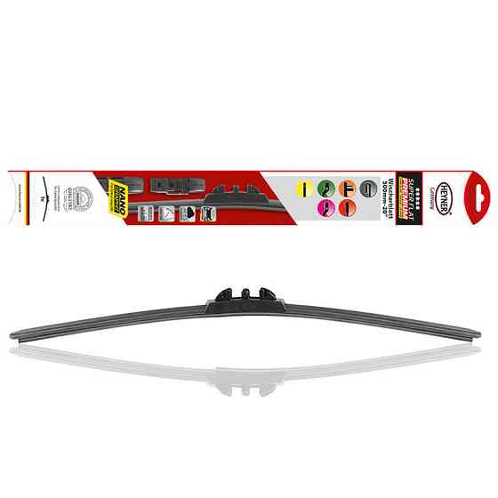 Щітка склоочисника (двірник) безкаркасна (усі адапетри) "Super Flat Premium" 500мм Heyner, 280000 Київ