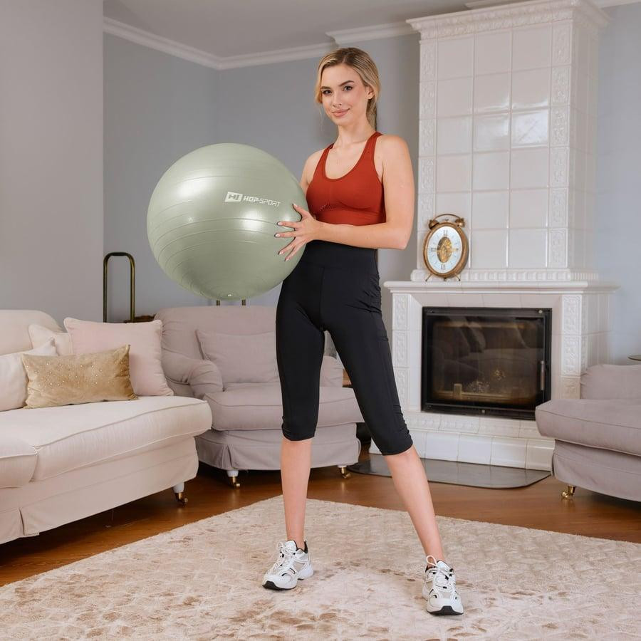 Фитбол Hop-Sport 45см шалфейный + насос Киев - изображение 6