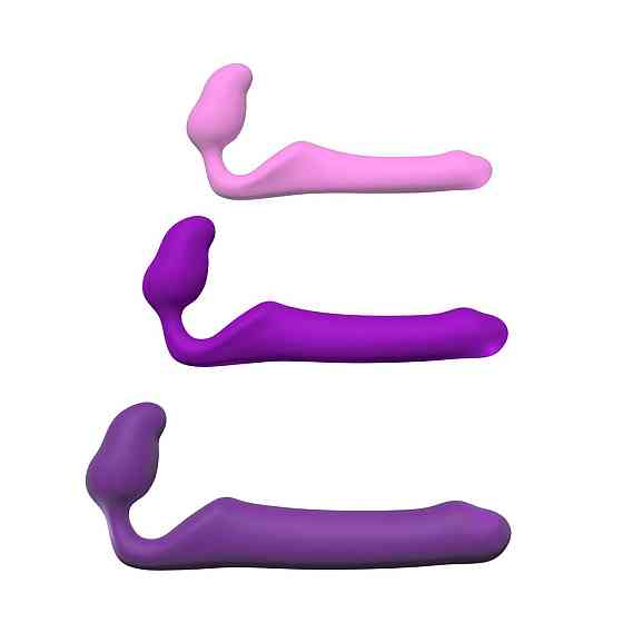 Безремінний страпон Adrien Lastic Queens M, регульований вигин, діаметр 3,4 см Sex Aura Київ