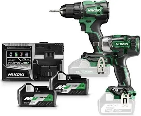 HiKOKI (dawniej Hitachi) KC18DE WDZ BRUSHLESS - 2 Акумулятори Multi Volt 18-36V/5.0-2.5Ah + Валіза HSC Київ