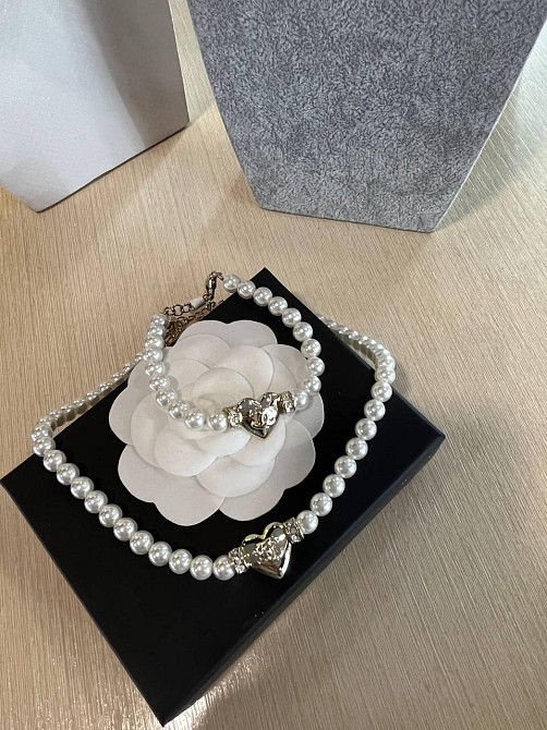 Браслет перлинний Шанель / Chanel браслет з перлів Одеса - фото 1