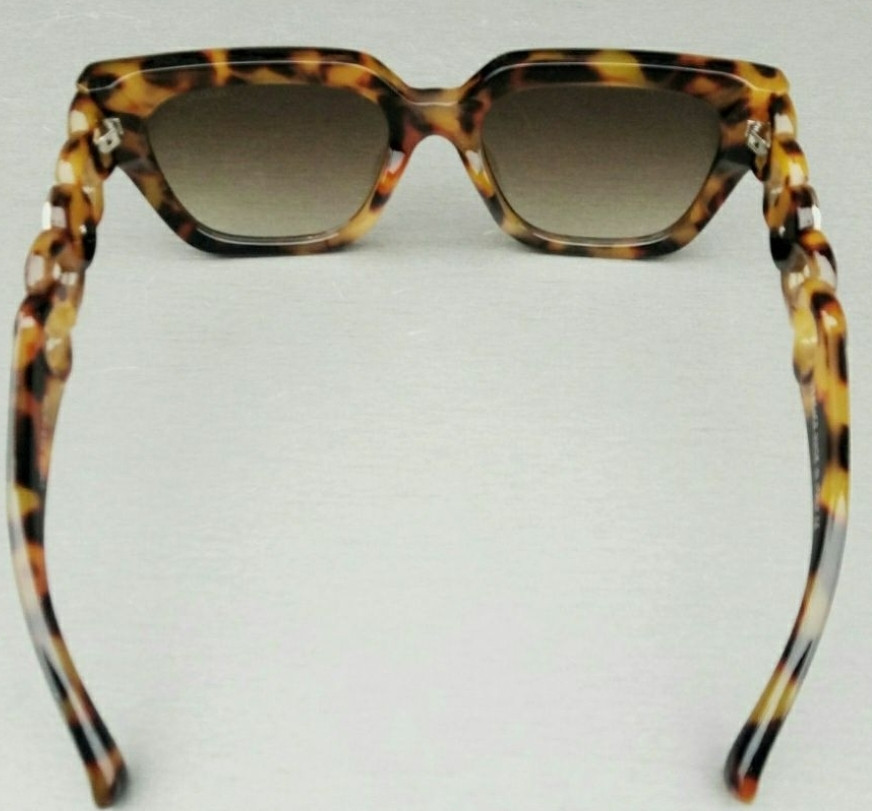 Брендовые модные женские очки коричневые тигровые с градиентом. Киев - изображение 5