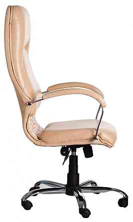 Офісне Крісло Керівника Richman Nicosia Titan Vanilla Хром М2 AnyFix Бежевий Київ