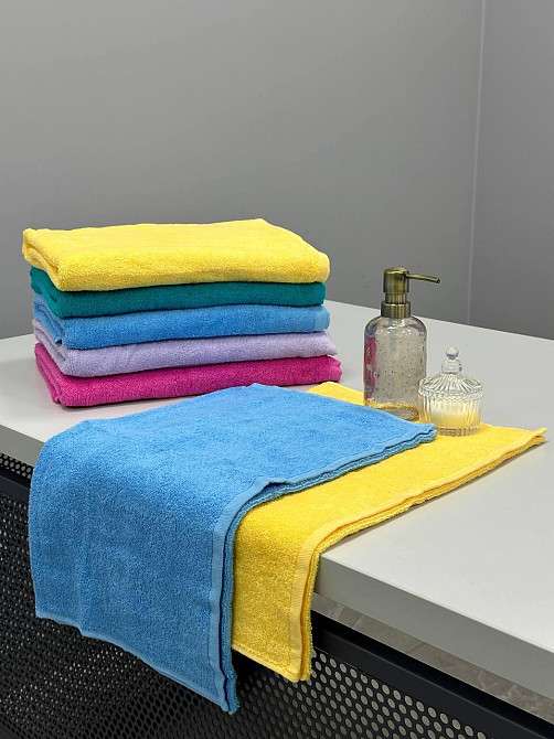 Рушник однотонний Ideal Textile 70х140 см 400 г/м2 (56860923) Чернівці - фото 5