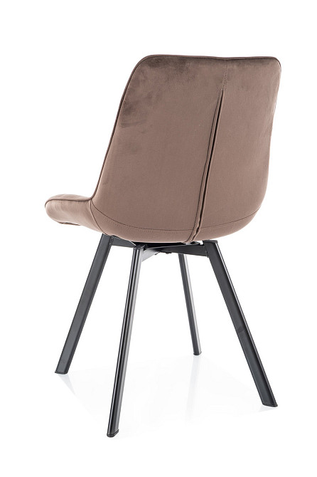 Стілець MONTI VELVET чорний каркас/капучино BL.38 Київ - фото 4