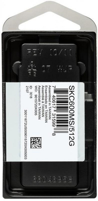 Накопичувач SSD 512GB Kingston KC600 mSATA SATAIII 3D TLC (SKC600MS/512G) mSATA Харьков - изображение 8