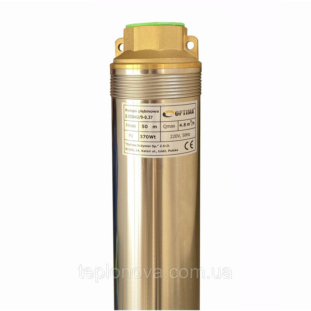 Насос скважинный с повышенной уст-тью к песку OPTIMA  3,5SDm2/9  0,37 кВт 50м + пульт+кабель 15м NEW Черновцы - изображение 6