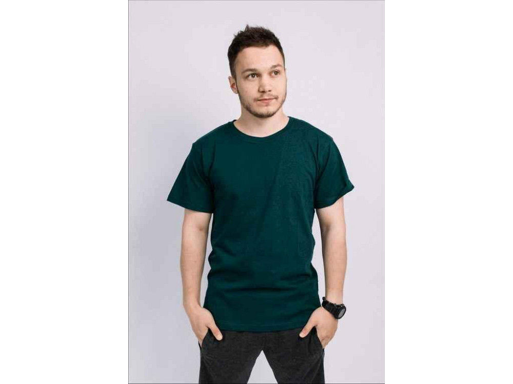 Футболка мужская стрейтч-хб арт.80 р.2XL зеленый ТМ OSM Киев - изображение 1