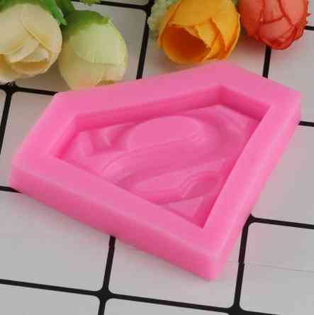 Молд силиконовый Супер мен 61 на 80 мм розовый Киев