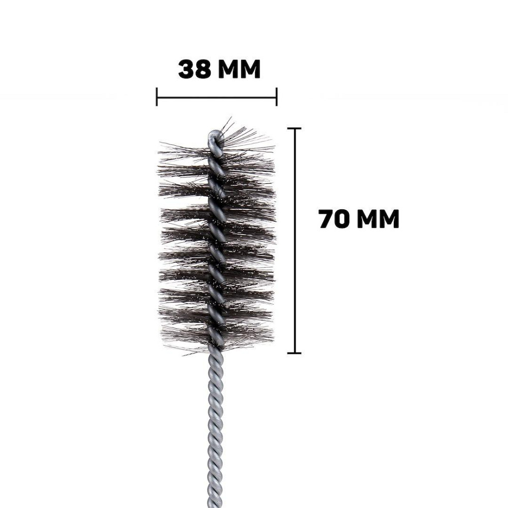 Йоржик дротяний "GeKo" з нержавійки загальною довжиною 200мм, довжиною йоржика 70мм, діаметром 38мм Киев - изображение 2