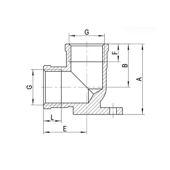 Водозаїтка Koer KF.V06FF — 1/2" FF (KR3329) Київ