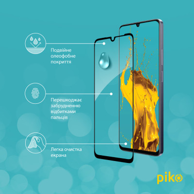Скло захисне Piko Full Glue Realme Note 60 Black (1283126608971) Вінниця - фото 4