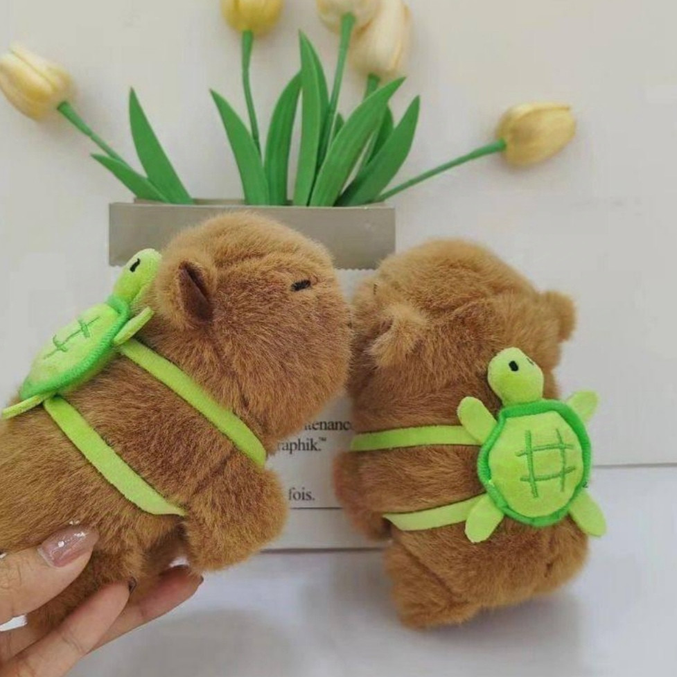 Мягкая игрушка браслет на руку Капибара с рюкзачком 15 см Киев - изображение 6