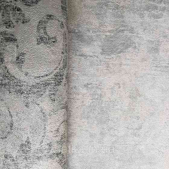 Шпалери флізелінові екологічні Decoprint Essentials EE22514 штукатурка під бетон зелені болотні пісочний Київ