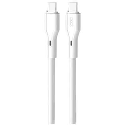 Дата кабель USB-C to USB-C 1.0m 60W Rock XO (NBQ231B_White) Винница