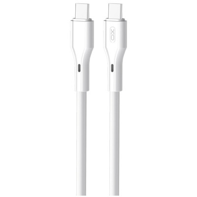 Дата кабель USB-C to USB-C 1.0m 60W Rock XO (NBQ231B_White) Винница - изображение 1