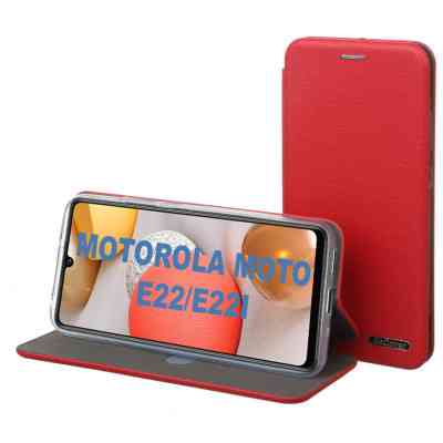 Чехол для мобильного телефона BeCover Exclusive Motorola Moto E22/E22i Burgundy Red (710241) Винница
