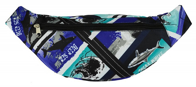 Сумка-бананка Tiger Moon Print Акули S175680 Київ - фото 2