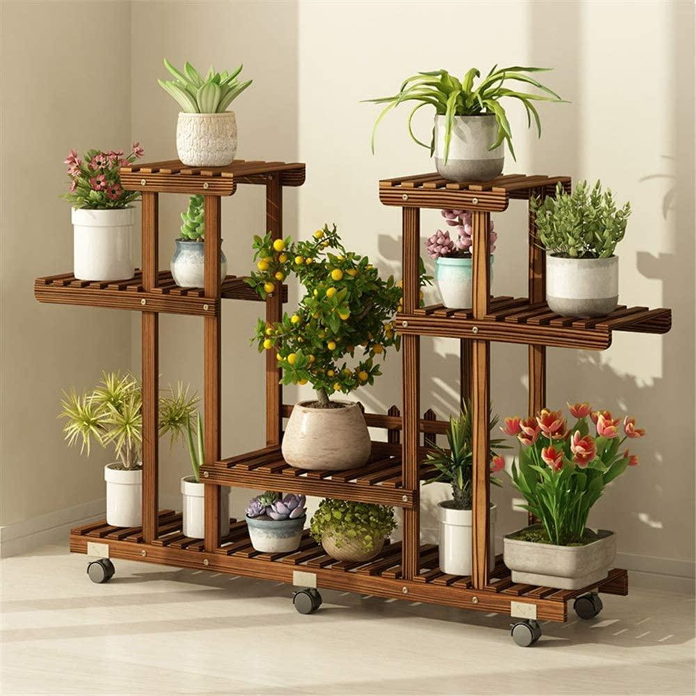 Підставка для квітів "Сермез" на колесах капучино Миколаїв - фото 1