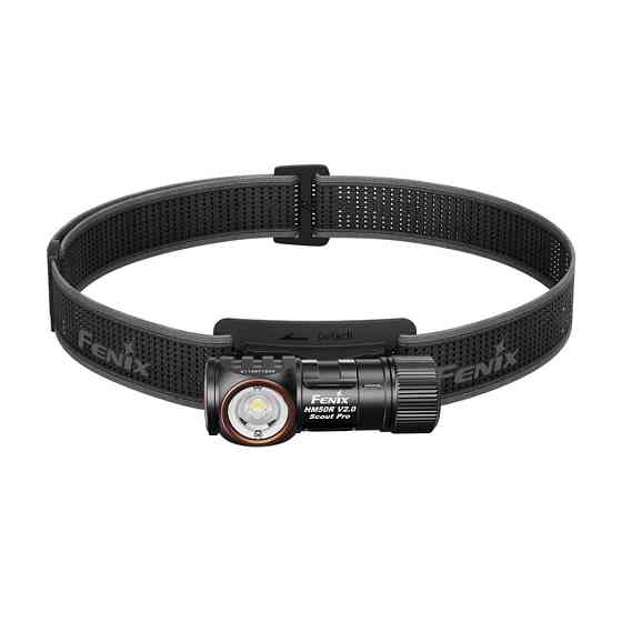 Тактичний налобний ліхтар Fenix Scout Pro (HM50R V2.0) з червоним та зеленим світлом | Лімітована серія Київ