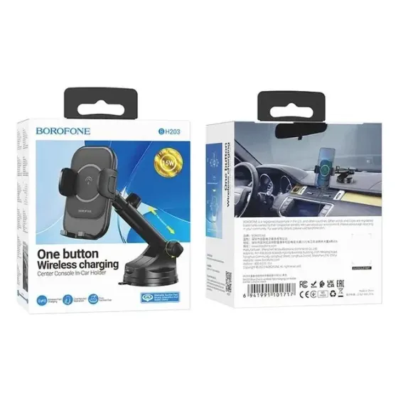 Кріплення для телефону mobile holder Borofone BH203 Blue Charm Wireless Київ