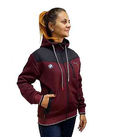 Женская трикотажная куртка-кофта на меху Puma Thumbnail 1 of BMW ,оригинал Киев