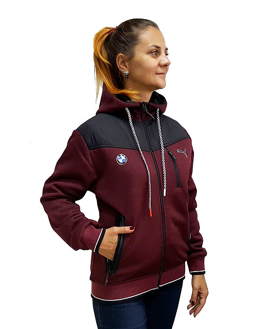 Женская трикотажная куртка-кофта на меху Puma Thumbnail 1 of BMW ,оригинал Киев - изображение 2