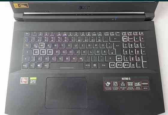 Ноутбук: ACER Nitro 17 R7 5800H /RTX 3080/RAM32Gb./SSD512Gb./144Hz. Харків