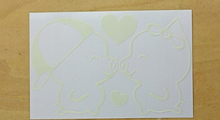 Наклейка люмінесцентна "Хрюшки" - 10*15см Київ - фото 2