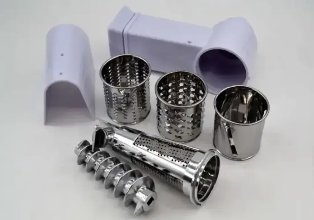 Электрическая мясорубка Domotec MS-2020 2600Вт с реверсом, 3 решетки, насадки для колбас, терки, шинковки Одесса - изображение 8