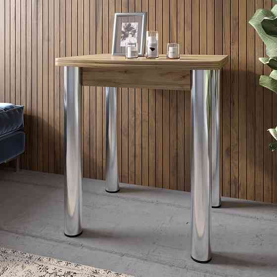 Обеденный стол раскладной LION Нота Мини Дуб Аппалачи 60x70/70x120 (LION-041294) Львов