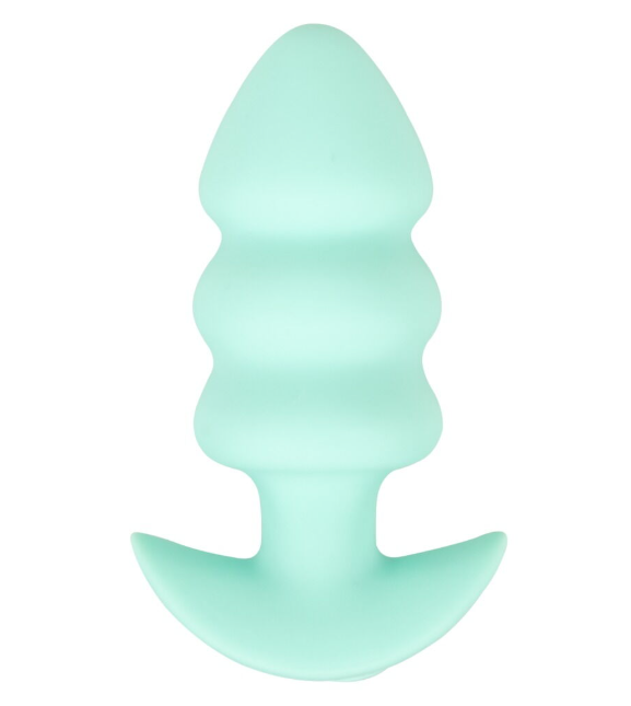 Анальна пробка з вібрацією Vibrating Mini Butt Plug Green Sex Aura Київ - фото 10