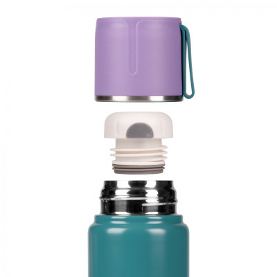 Поїльник-непроливайка Yes Термос Fusion з чашкою, 500 мл, зелений (708210) Вінниця - фото 4