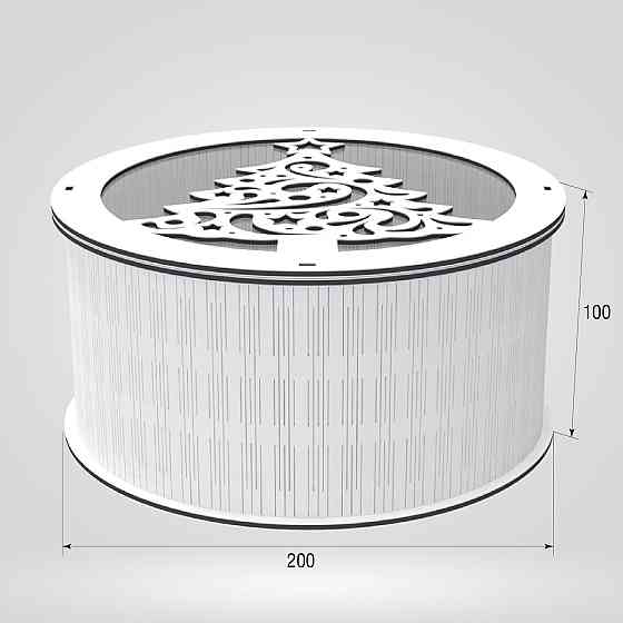 Подарункова коробка EKOSTAR d200 h100 Київ