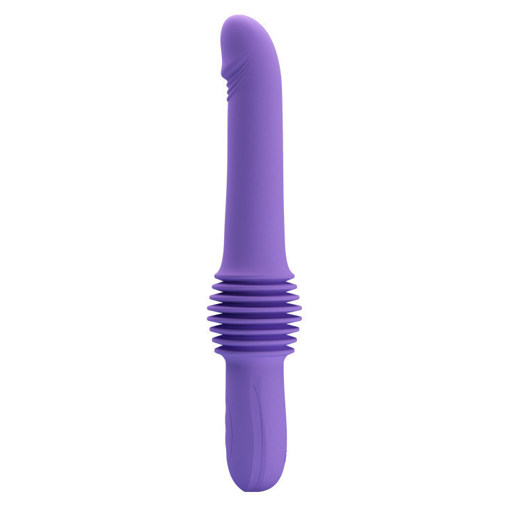 Вибратор с фрикциями Pretty Love Pazuzu Thrusting, фиолетовый, 29.2 х 3.2 см Sex Aura Киев - изображение 1