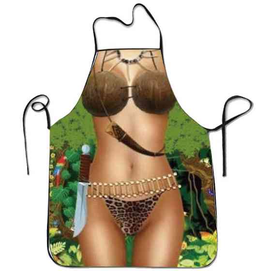 Фартух з приколом дівчина Мисливиця 75 на 55 см різнобарвний Київ