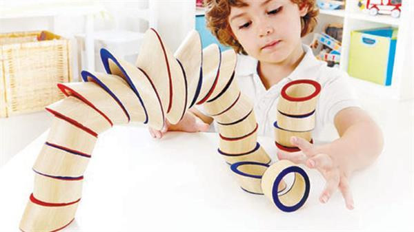 Головоломка з бамбуку Hape Totter Tower Вежа (E5524) Харків - фото 17