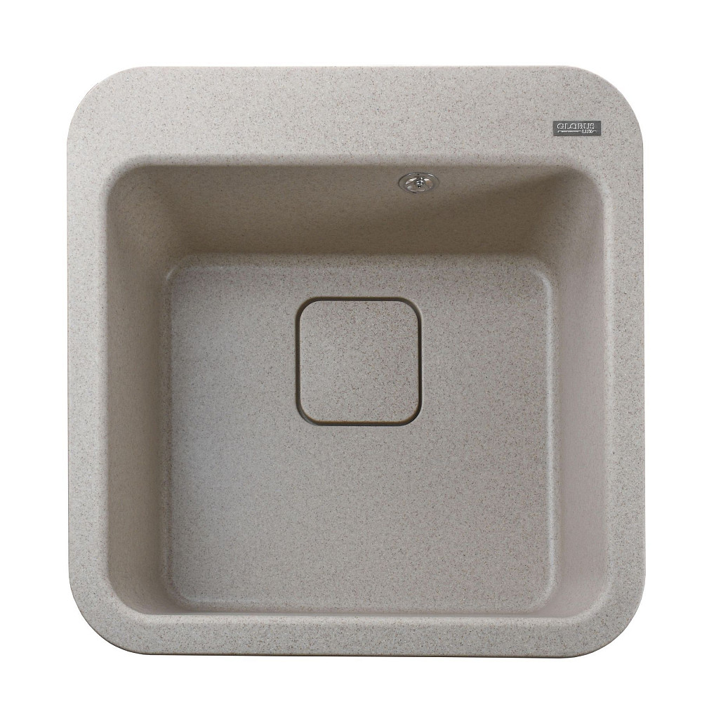 Гранітна мийка Globus Lux BARBORA  піщаний 510х510мм-А0004 Тернополь - изображение 1