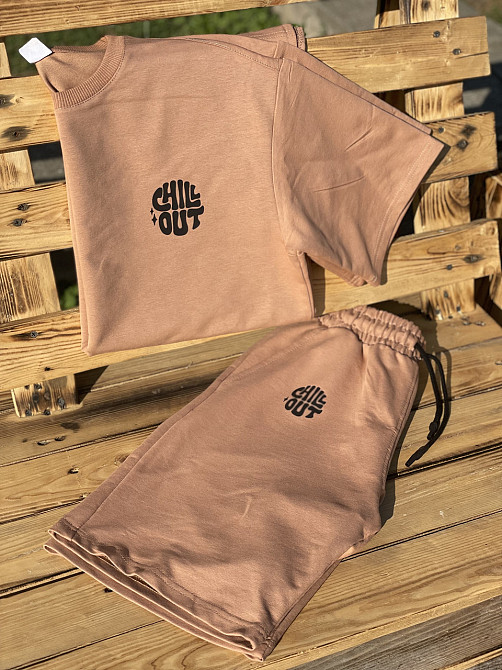 Костюм комплект Oversize літній Unisex  - CHIL OUT (шорти + футболка) Чернівці - фото 3