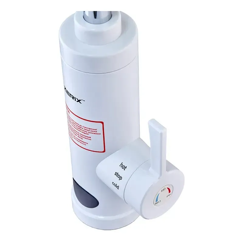 Проточний водонагрівач Zerix ELW07-E електрокран з індикатором температури (ZX4781) Чернівці - фото 5
