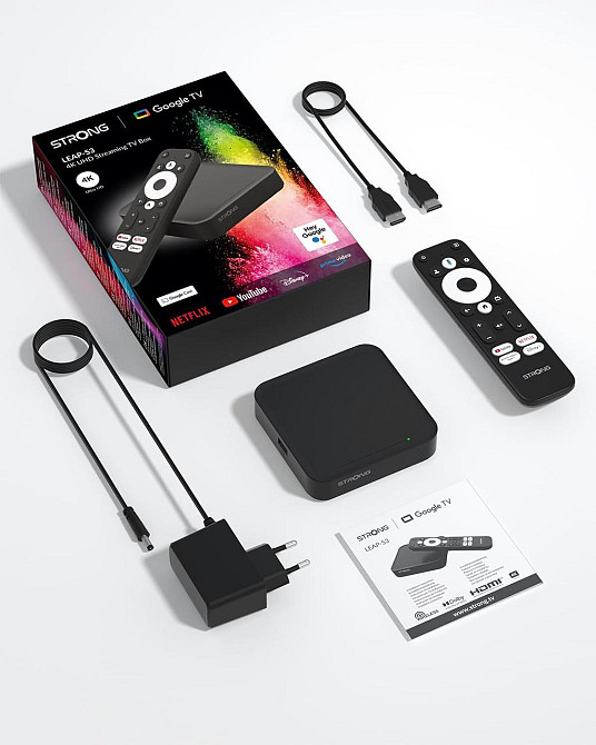 ТВ-приставка STRONG LEAP S3 4K UHD Google TV 2GB/16GB Chromecast Ethernet Wi‑Fi HDR10+ Dolby Vision Dolby Киев - изображение 10