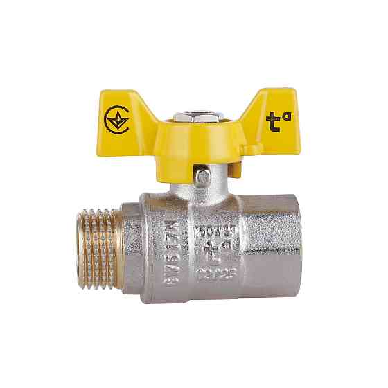 Кран кульовий Thermo Alliance Standart 1/2" ВН для газу (метелик) SD607NG15PN40 Київ